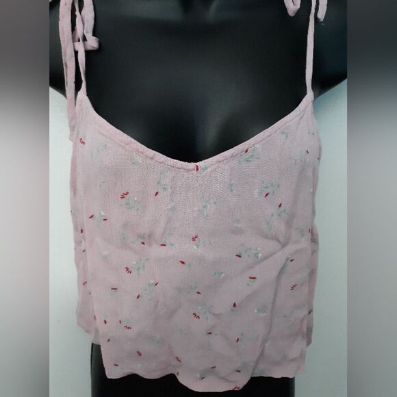 Cotton:on mini floral pink crop top - Picture 2 of 4